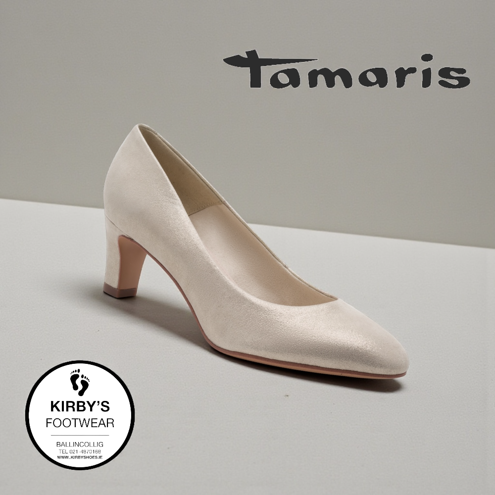 Tamaris court champagne - 22420 – side view