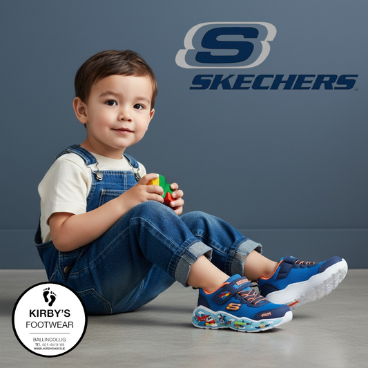 Skechers Play scene blue - Kirbys Footwear Ltd
