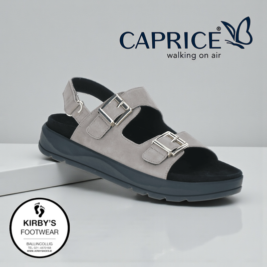 Caprice sandal mud - 28206 - Kirbys Footwear Ltd