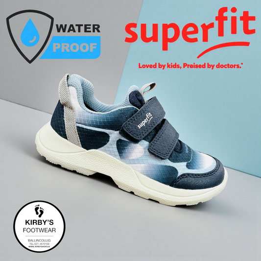 Superfit Rush waterproof navy white - Kirbys Footwear Ltd