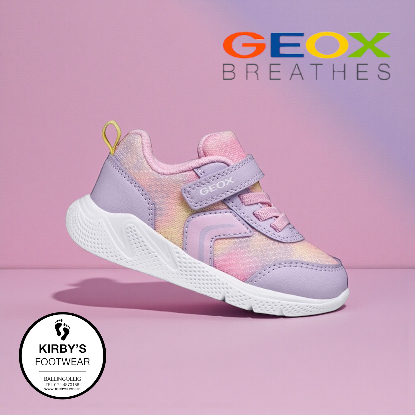Geox Sprintye lilac - Kirbys Footwear Ltd