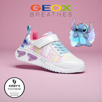 Geox Assister Stitch white multicolour - Kirbys Footwear Ltd