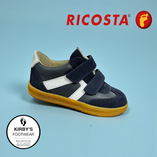 Ricosta Dakota navy white - Kirbys Footwear Ltd
