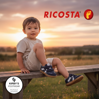 Ricosta Dakota navy white - Kirbys Footwear Ltd