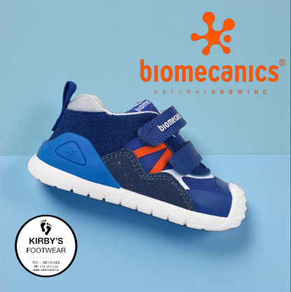 Biomecanics velcro navy 262122 - Kirbys Footwear Ltd
