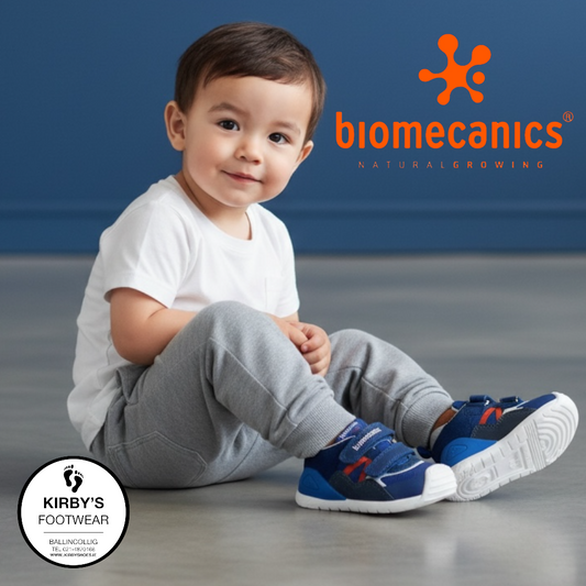 Biomecanics velcro navy 262122 - Kirbys Footwear Ltd