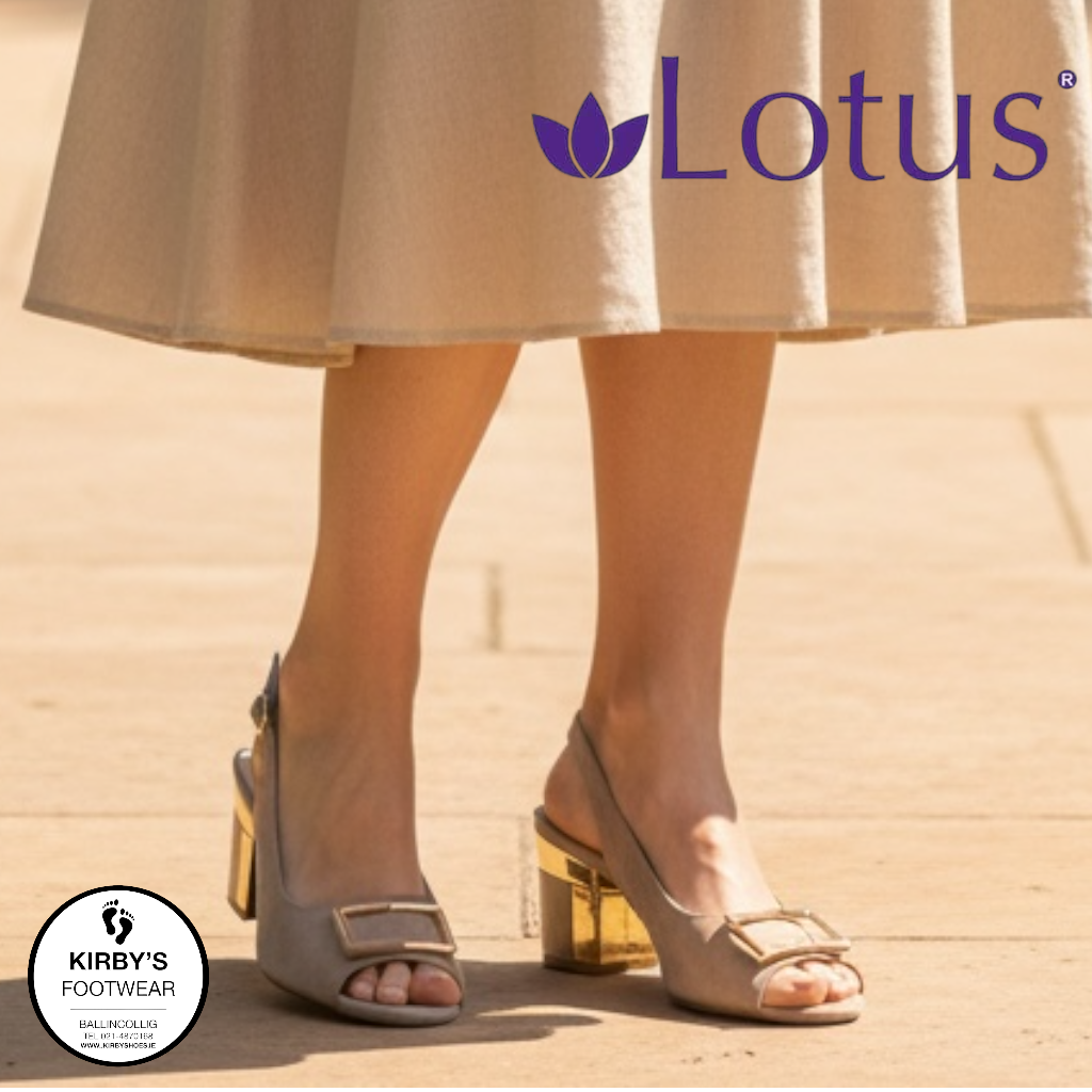 Lotus Elena taupe suede sandal - Kirbys Footwear Ltd