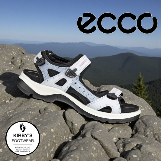 Ecco off road Yacatan sandal - dusty blue - 69563 - Kirbys Footwear Ltd