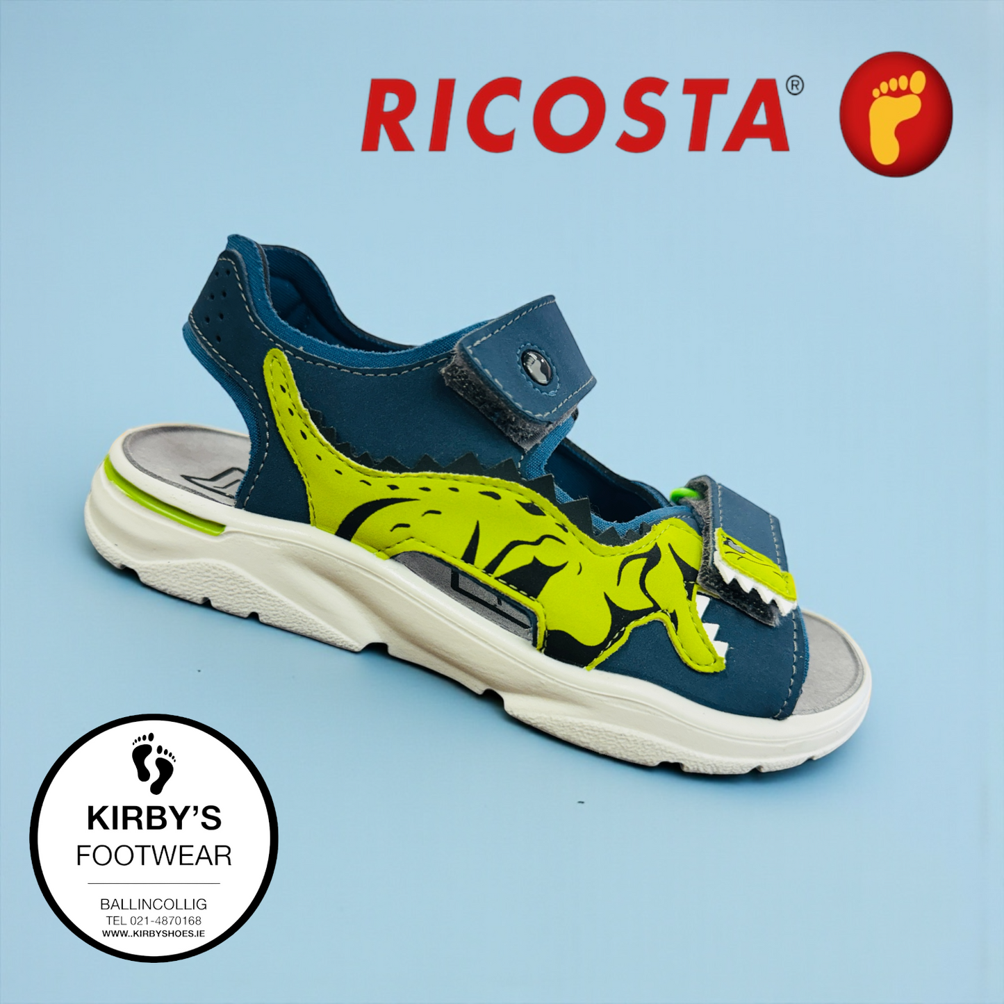 Ricosta Raptor sandal navy blue - Kirbys Footwear Ltd