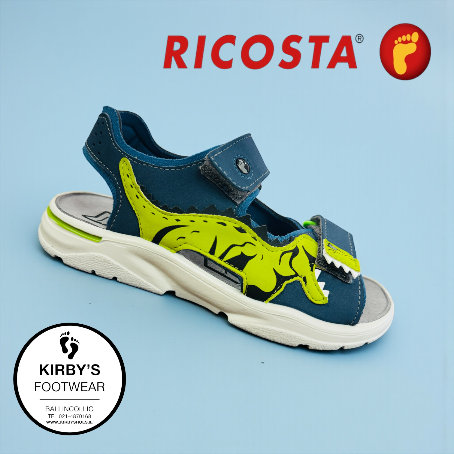 Ricosta Raptor sandal navy blue - Kirbys Footwear Ltd