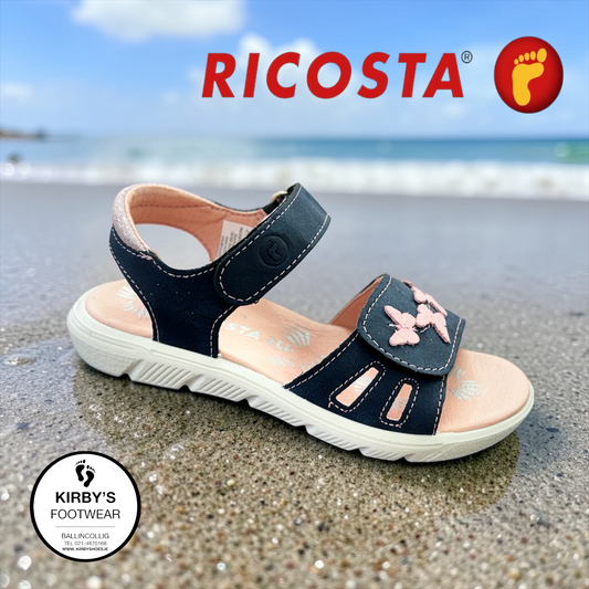 Ricosta Sarina sandal navy - Kirbys Footwear Ltd