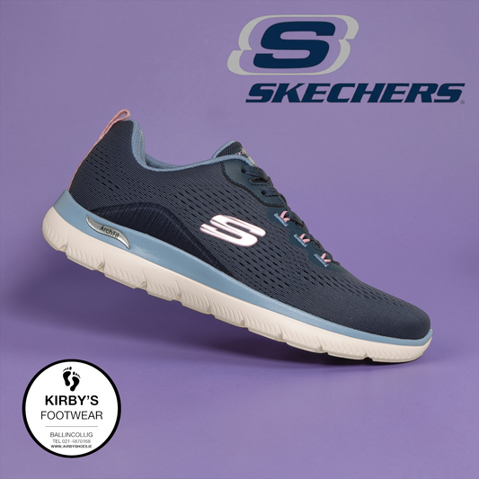 Skechers Arch fit - Summits daily flow - navy - Kirbys Footwear Ltd