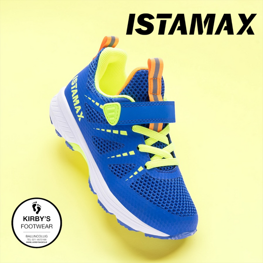 Istamax trainer blue green - Kirbys Footwear Ltd