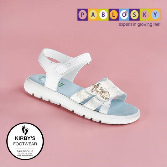 Pablosky sandal white - 449200 - Kirbys Footwear Ltd