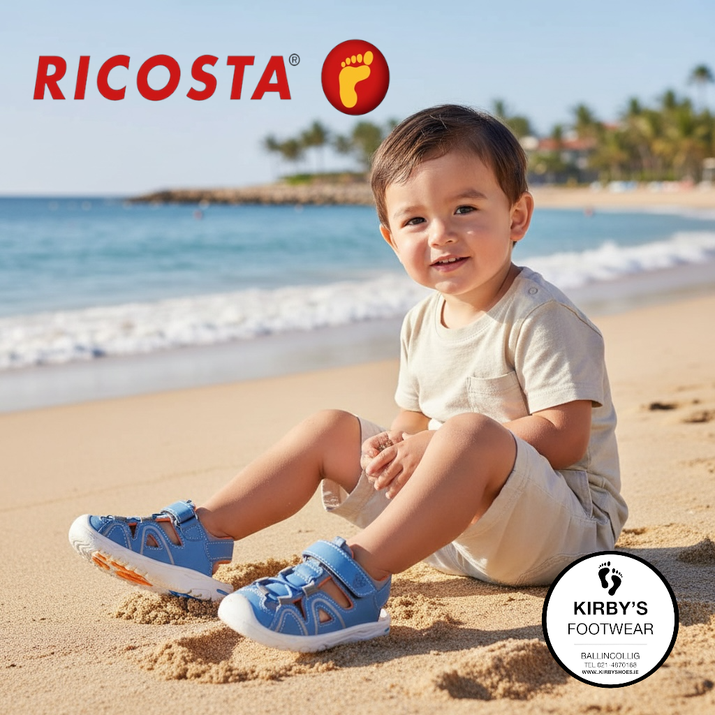 Ricosta Gary - blue - closed sandal - water friendly - Kirbys Footwear Ltd
