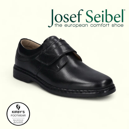 Josef Seibel Alastair 16 velcro - black leather