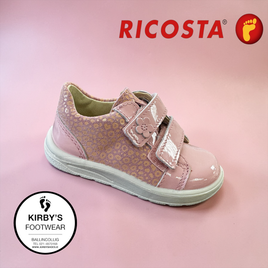 Ricosta Jasmine pink patent leather - Kirbys Footwear Ltd
