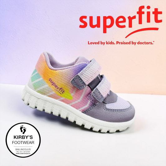 SuperFit Sport 7 mini lilac rainbow - Kirbys Footwear Ltd