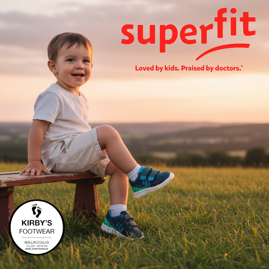 SuperFit Sport 7 mini navy green - Kirbys Footwear Ltd