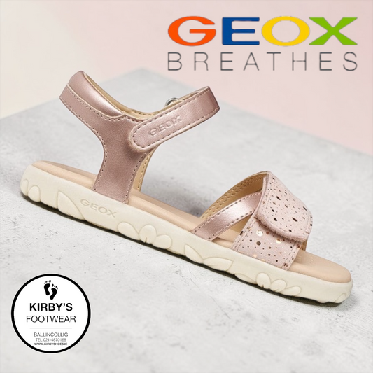 Geox sandal - Haiti - rose gold - Kirbys Footwear Ltd