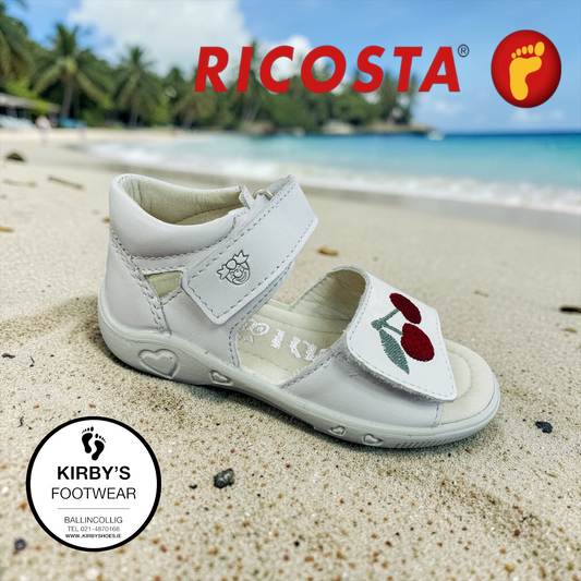 Ricosta Mimi sandal white leather