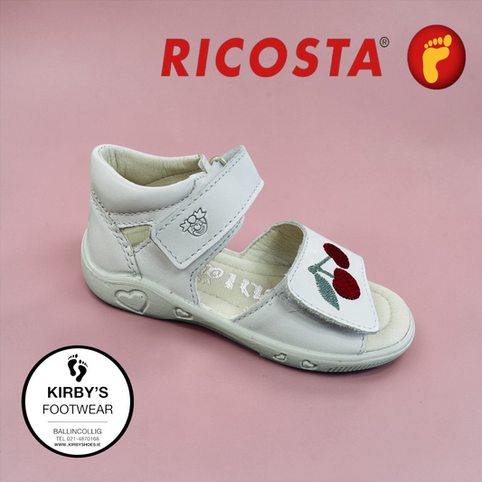 Ricosta Mimi sandal white leather