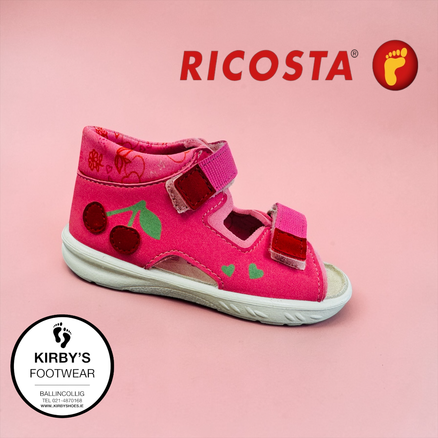 Ricosta Kittie sandal pink - water friendly