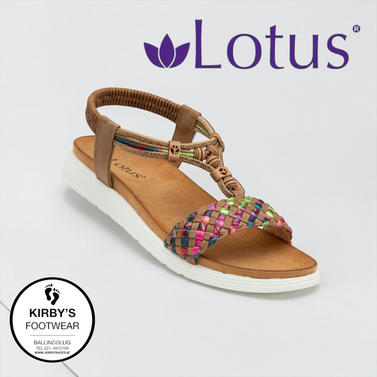 Lotus Russo sandal tan - Kirbys Footwear Ltd
