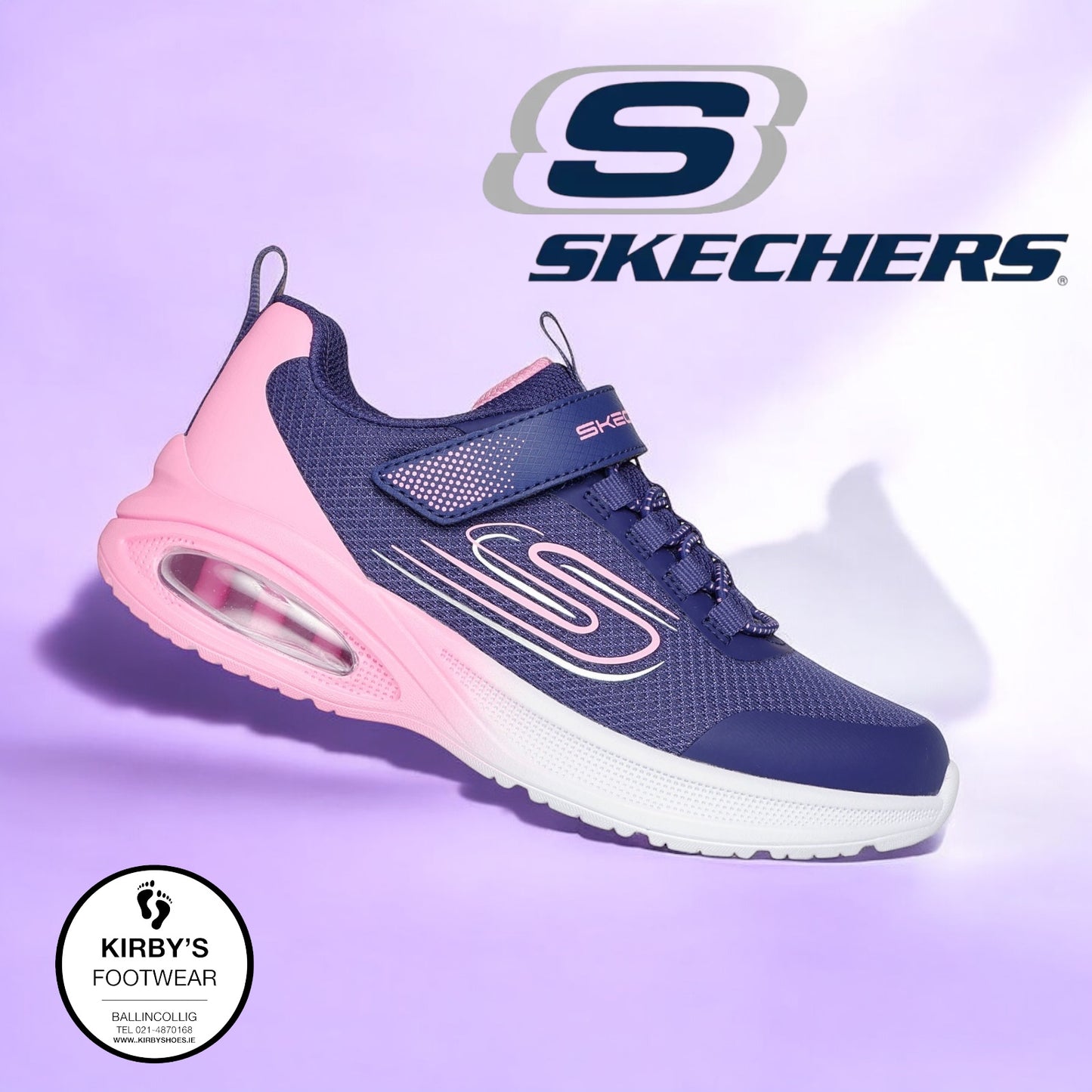 Skechers Microspec max - navy pink