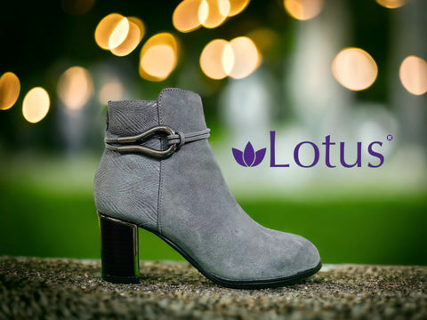 Lotus Autumn Grey heel