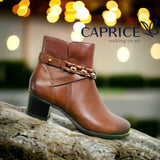 Caprice cognac leather 25336