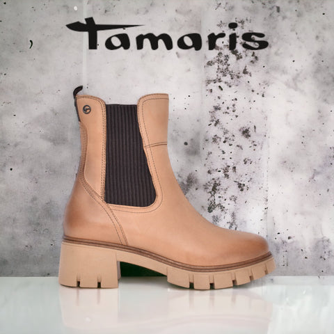 Tamaris tan boot 25479