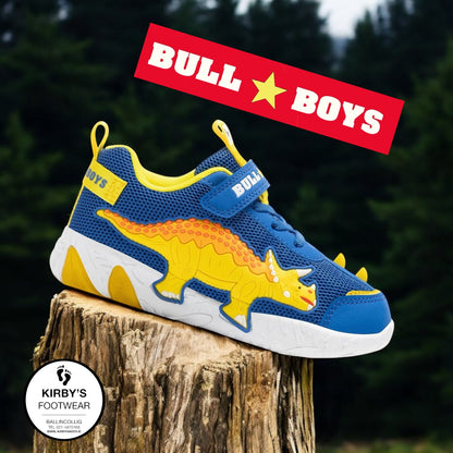 Bull Boys triceratops blue - lights