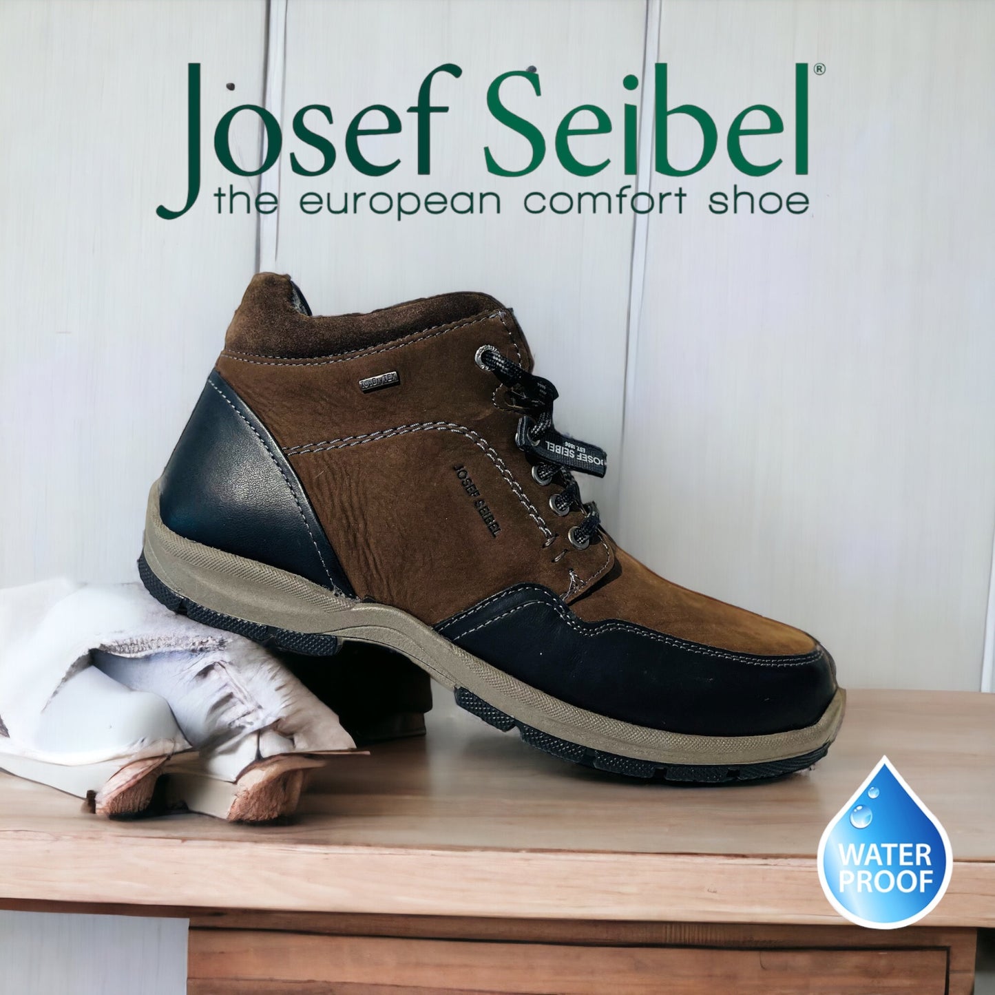 Josef Seibel Lenny 52 - brown waterproof