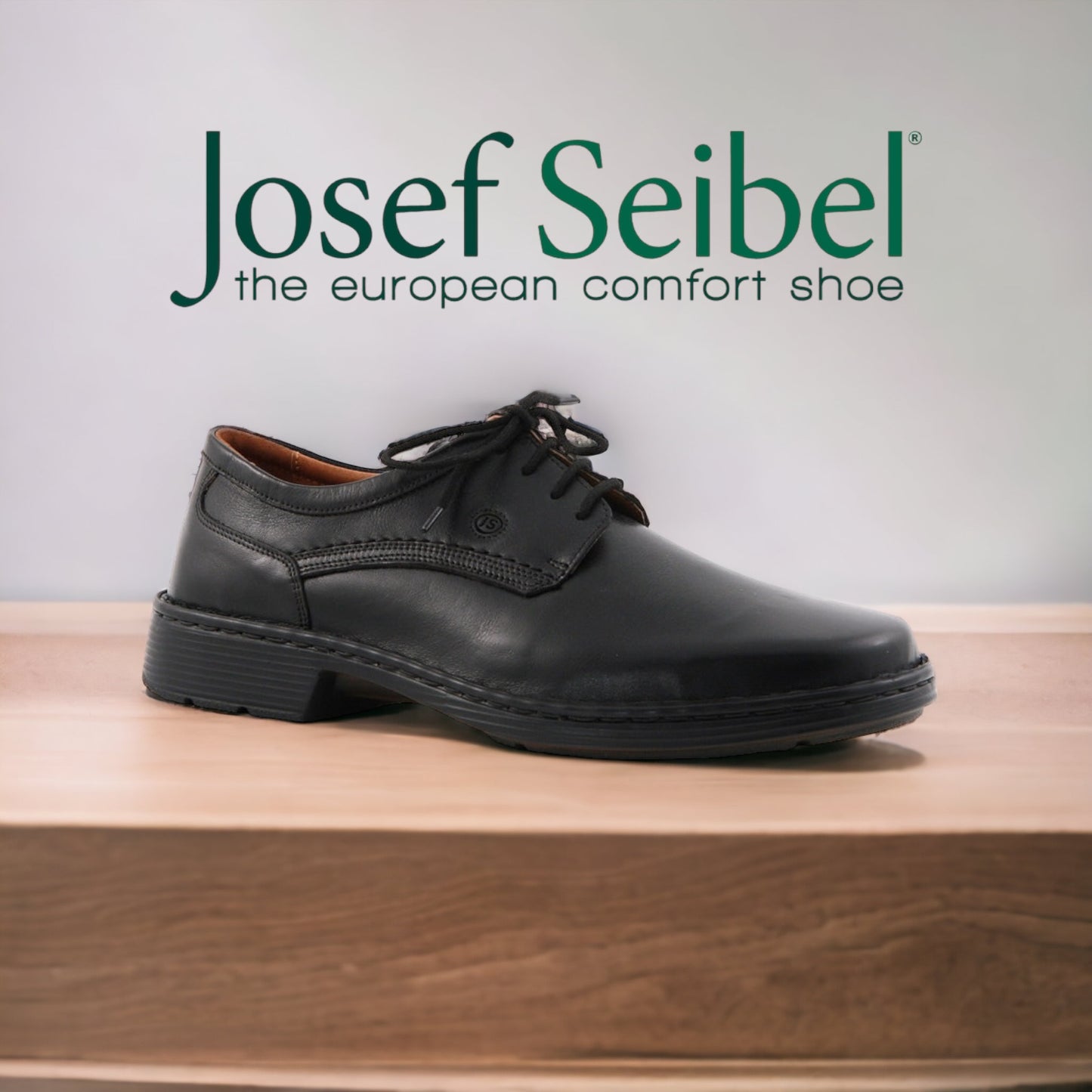 Josef Seibel Talcott black leather - wide fit - Kirbys Footwear Ltd