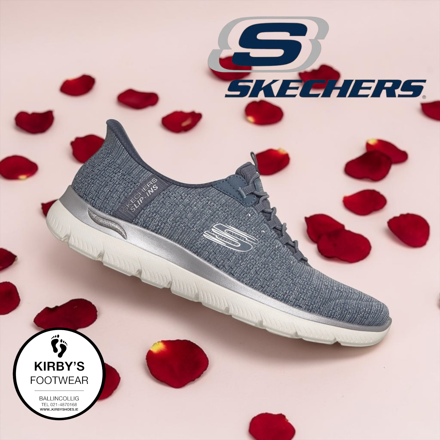 Skechers Arch fit - Summits - slate - 150641 - Kirbys Footwear Ltd