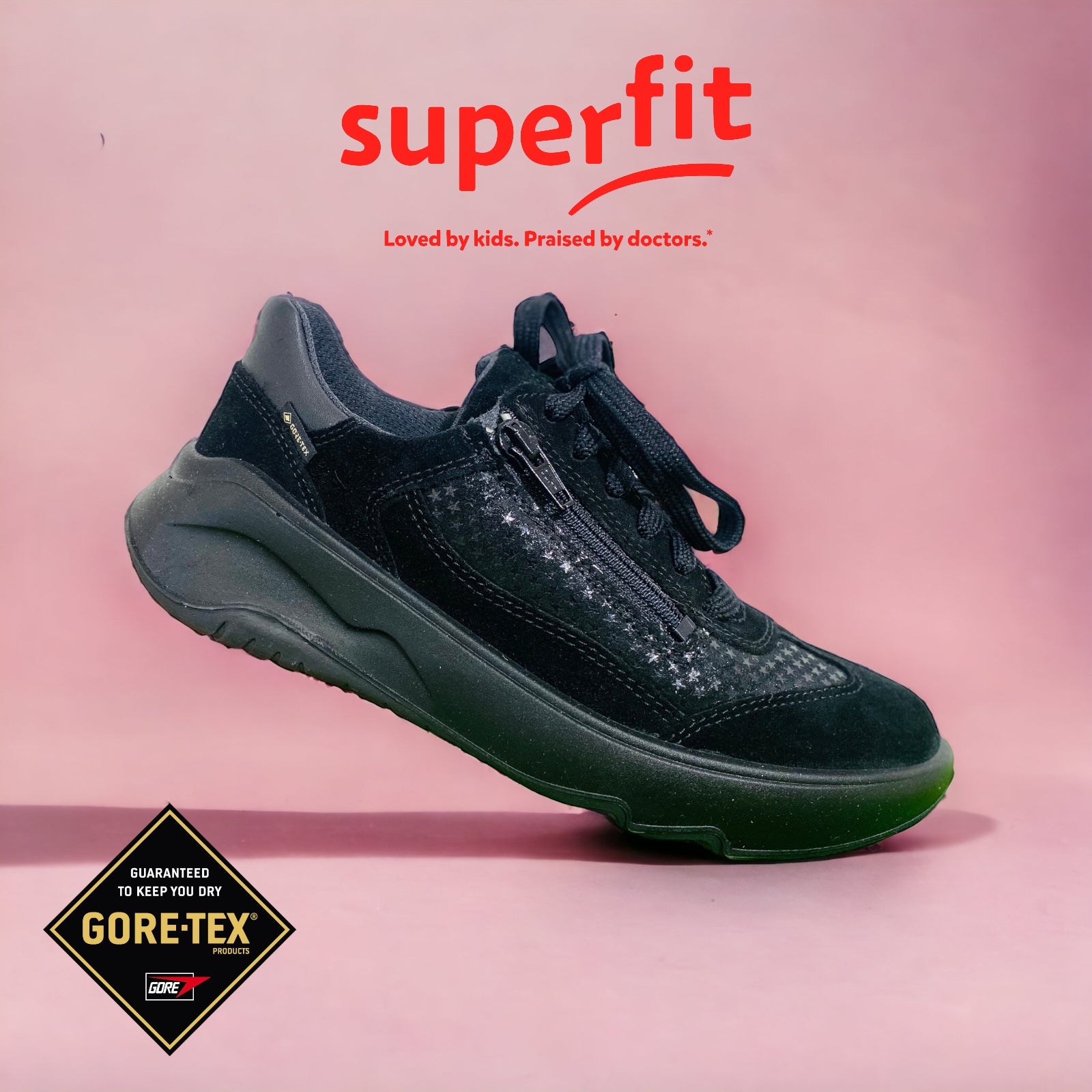 SuperFit Melody waterproof goretex black - Kirbys Footwear Ltd