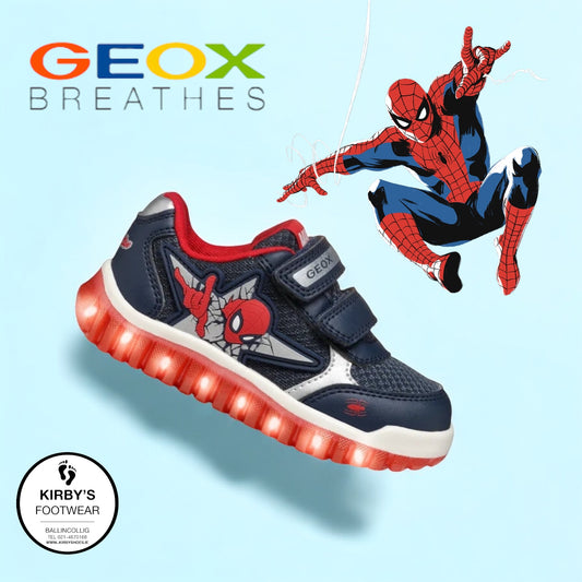 Geox Spiderman lightyloo lights