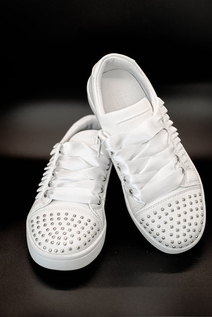 Sweeties Anna white leather communion - Kirbys Footwear Ltd