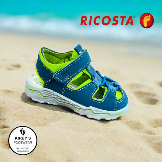 Ricosta Gery - navy/green - closed sandal