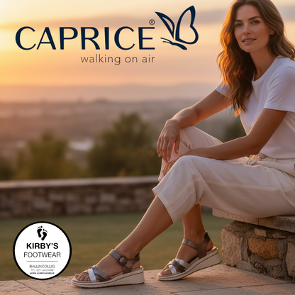 Caprice sandal taupe metallic - 28304