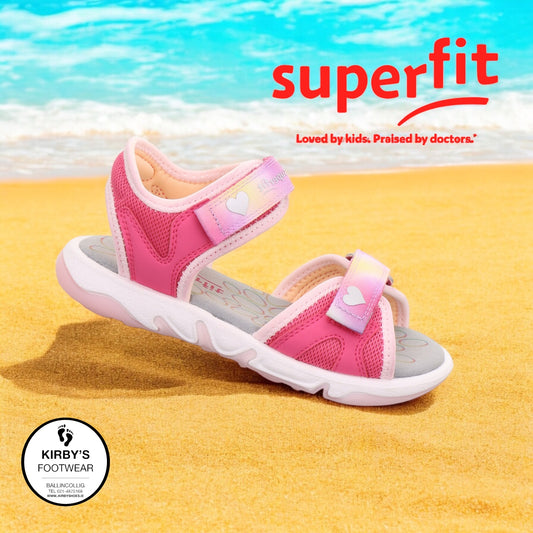Superfit sandal pebble pink