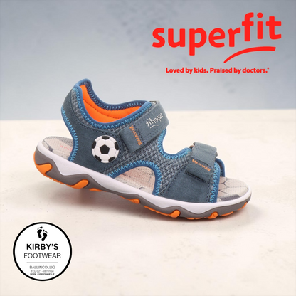 SuperFit sandal Mike 3.0 blue - Kirbys Footwear Ltd