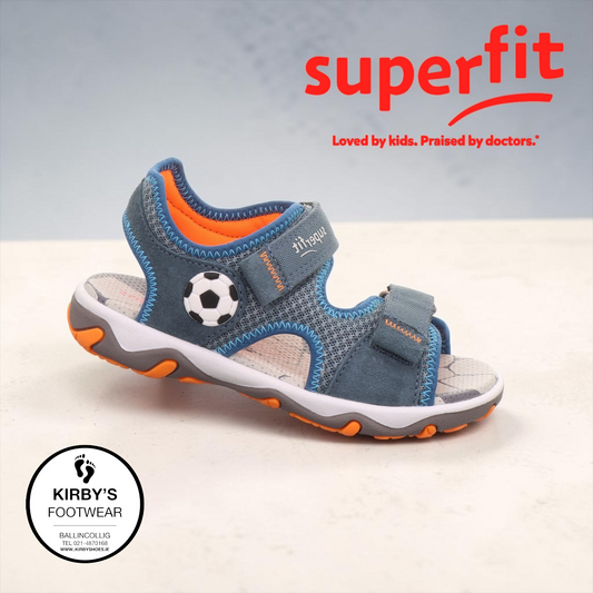 SuperFit sandal Mike 3.0 blue - Kirbys Footwear Ltd