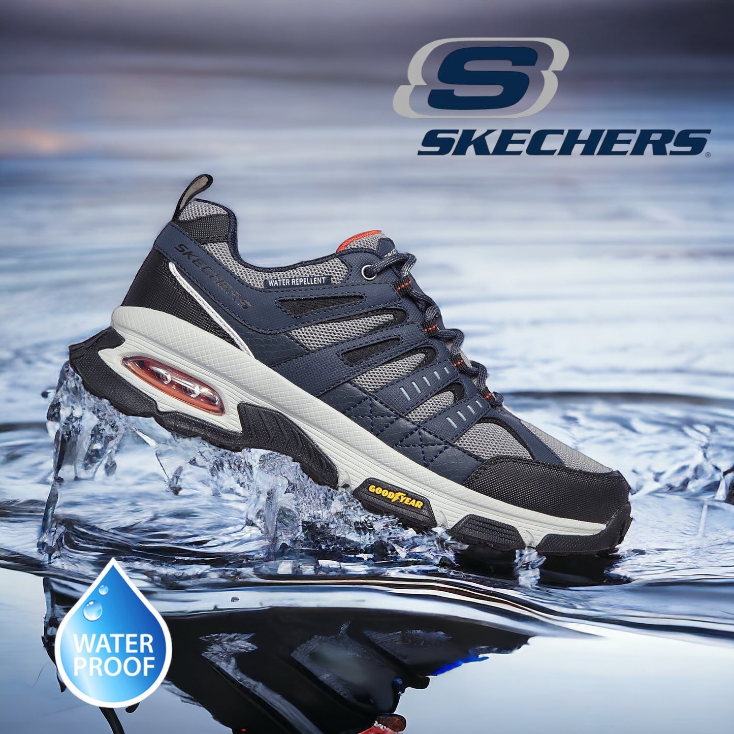Skechers Skechers air envoy waterproof - Kirbys Footwear Ltd
