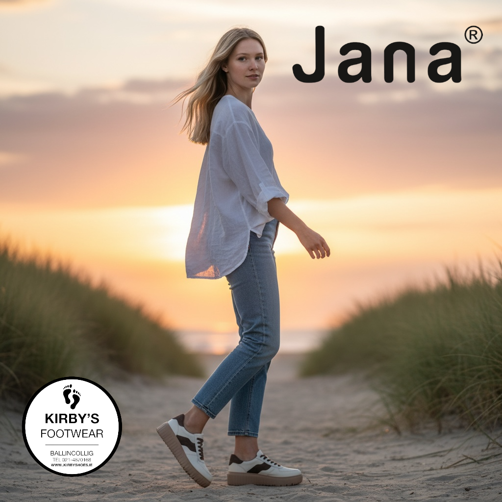 Jana trainer 23666 - beige mocca