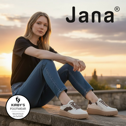 Jana trainer 23666 - beige mocca