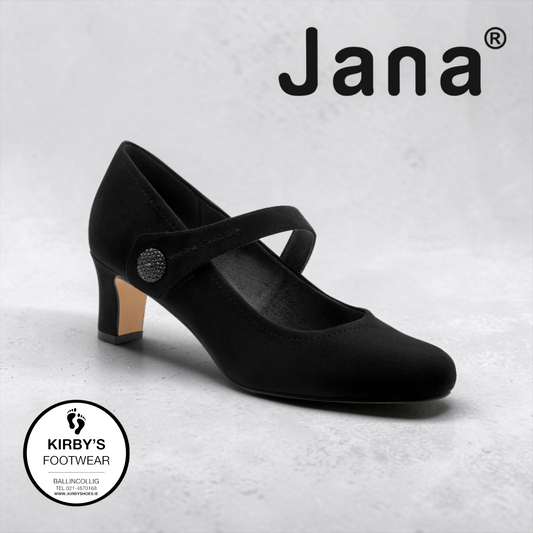 Jana heel black - 22473