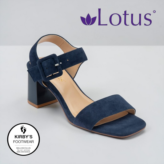 Lotus Norah navy sandal