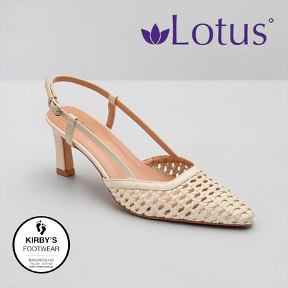 Lotus Livia bone sandal